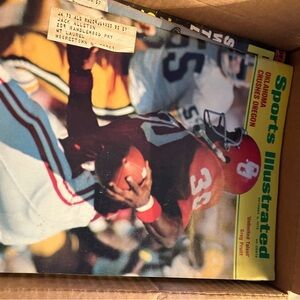 Football Vintage Sports Illustrated Magazine